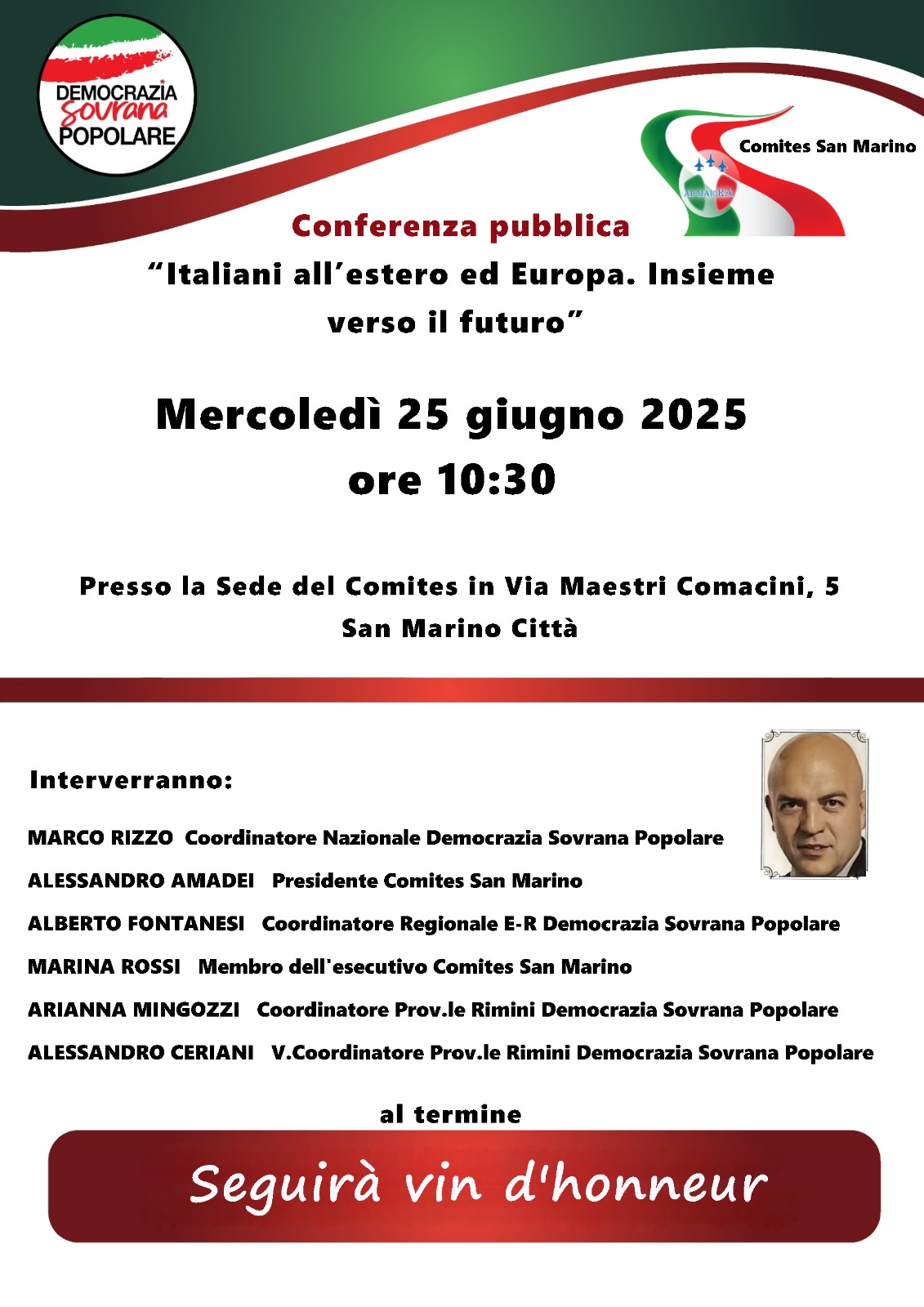 Conferenza Italiani all'estero ed Europa. Insieme verso il futuro